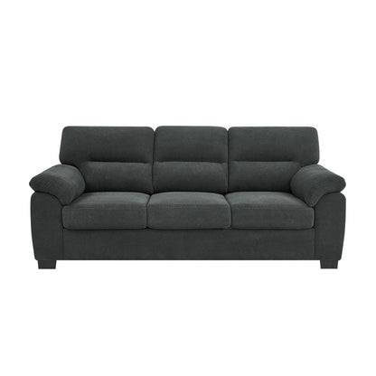 3 Seater Sofa With Padded Armrests And Triangular Leg Home Essentials
