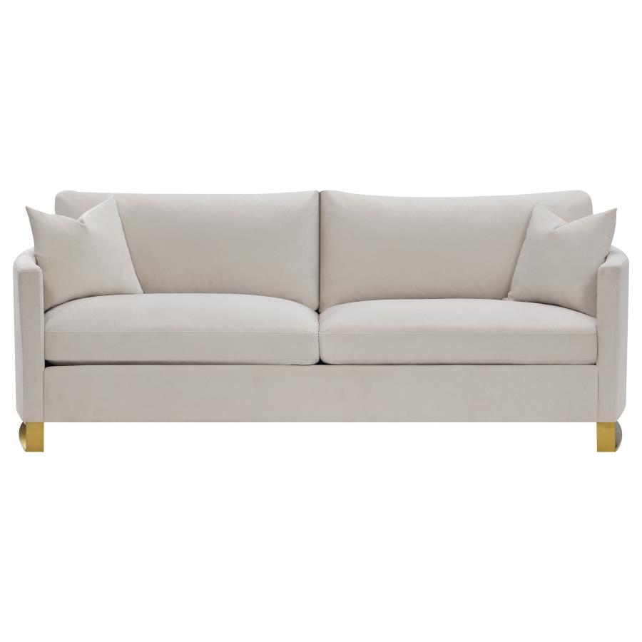 Corliss - Upholstered Arched Arm Sofa Set CoasterElevations