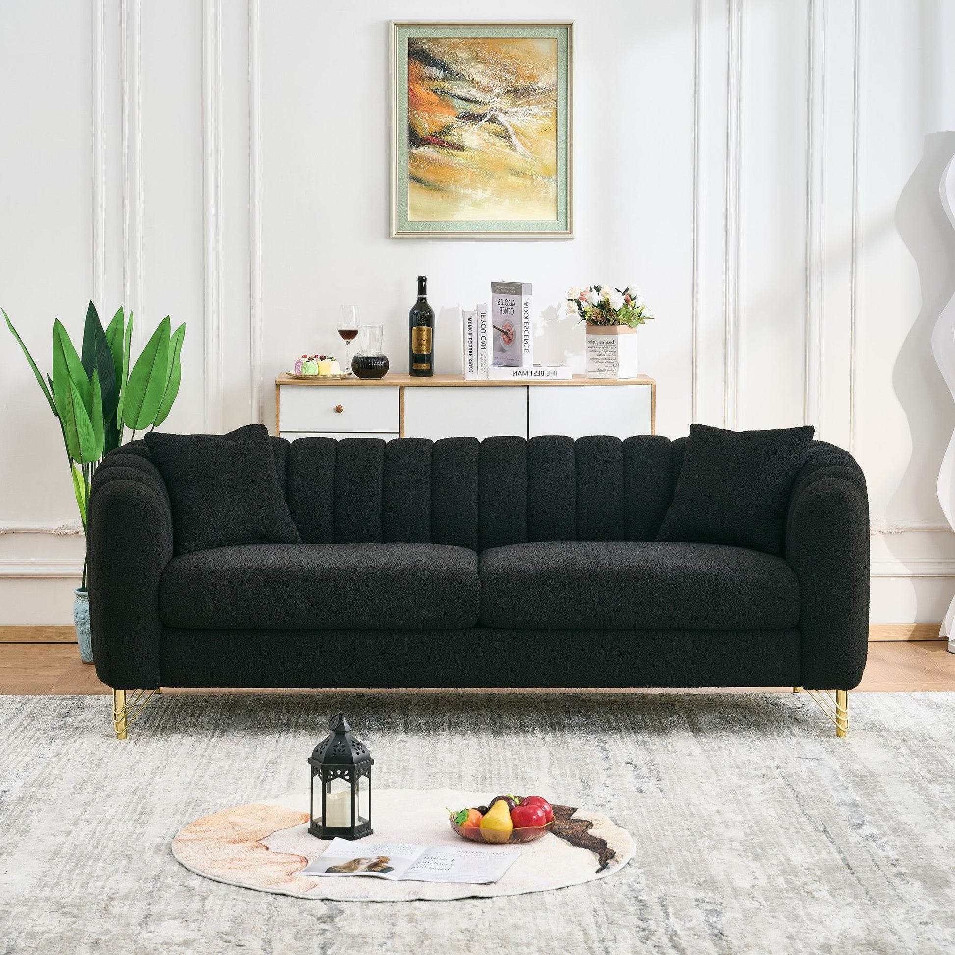 Tufted Oversized Sofa For Living Spaces Home Essentials