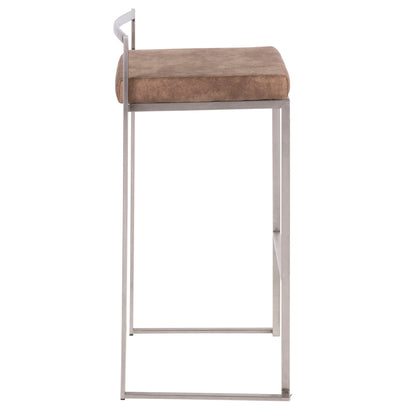 Fuji - Contemporary And Elegant Design Stackable Barstool Lumi Source