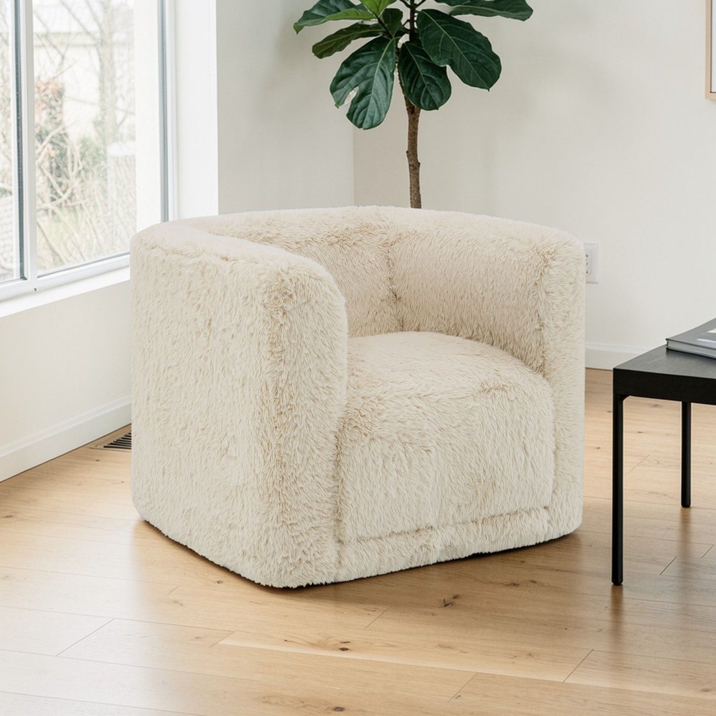 Upendo - Chair With Swivel - Sand Acme