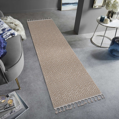 Guros - Trendy Geometric Indoor / Outdoor Rug Naar Rug
