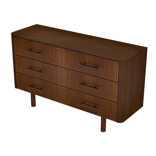 Logan - Dresser With 6 Drawers - Brown Ashcroft Furniture