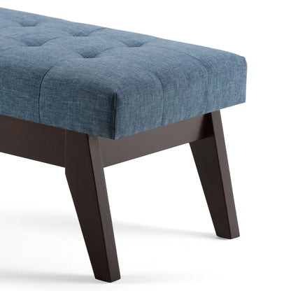 Draper - Upholstered Mid Century Tufted Ottoman Bench Simpli-Home