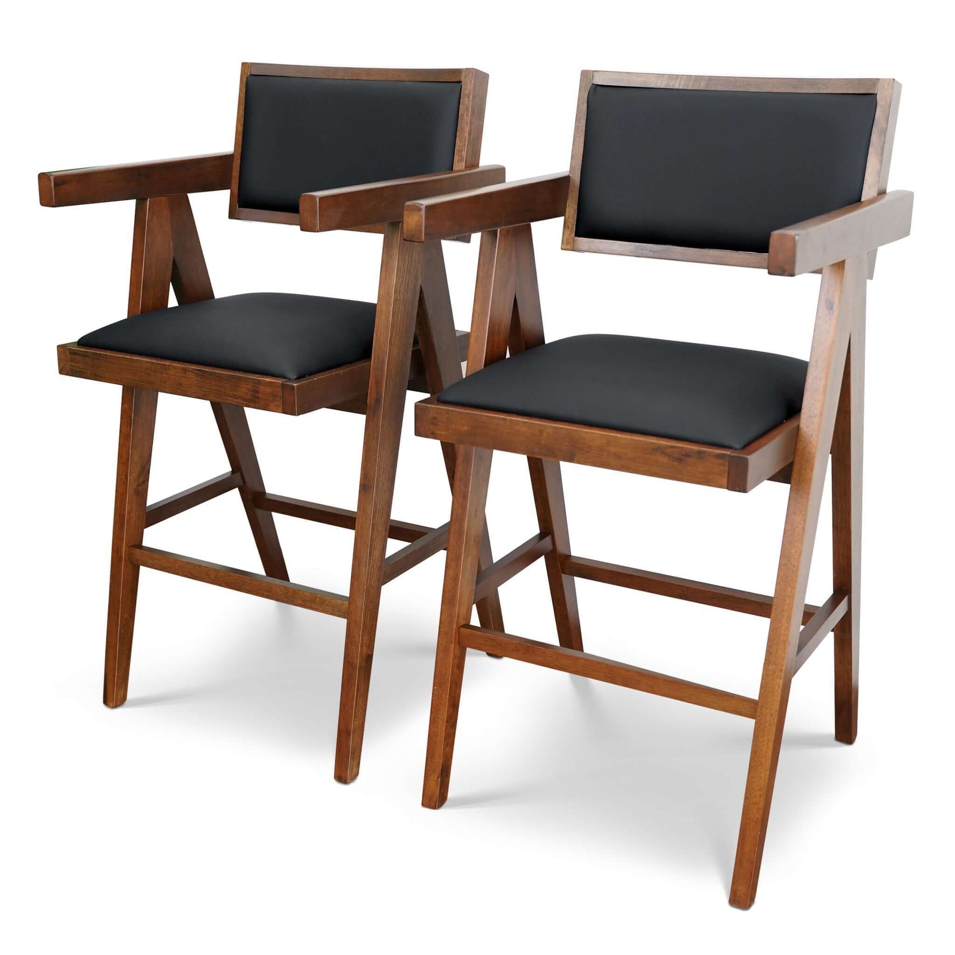 Athena - Counter Chair - Black / Brown Ashcroft Furniture