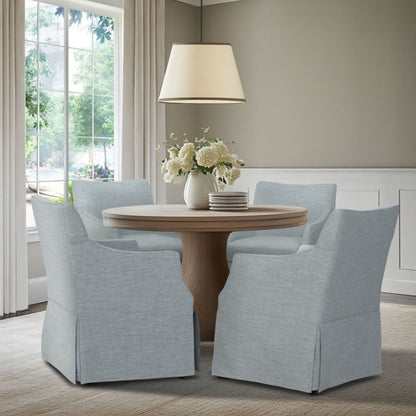 London - Upholstered Skirted Dining Arm Chair JLA