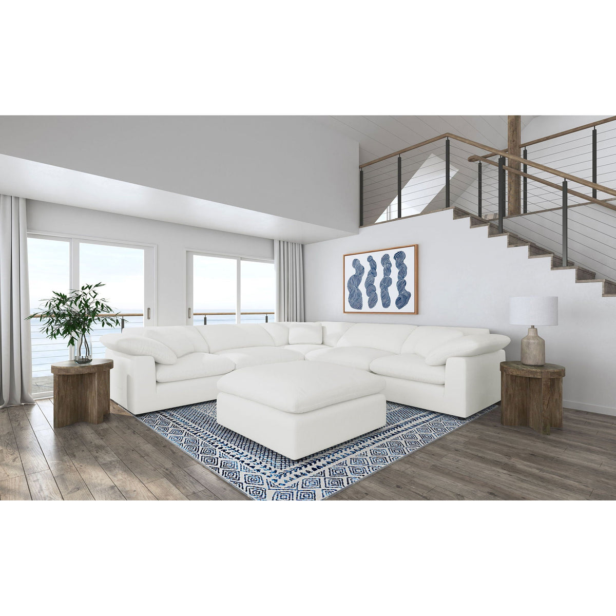 Segoura - Modular Sectional With Ottoman Furniture Max