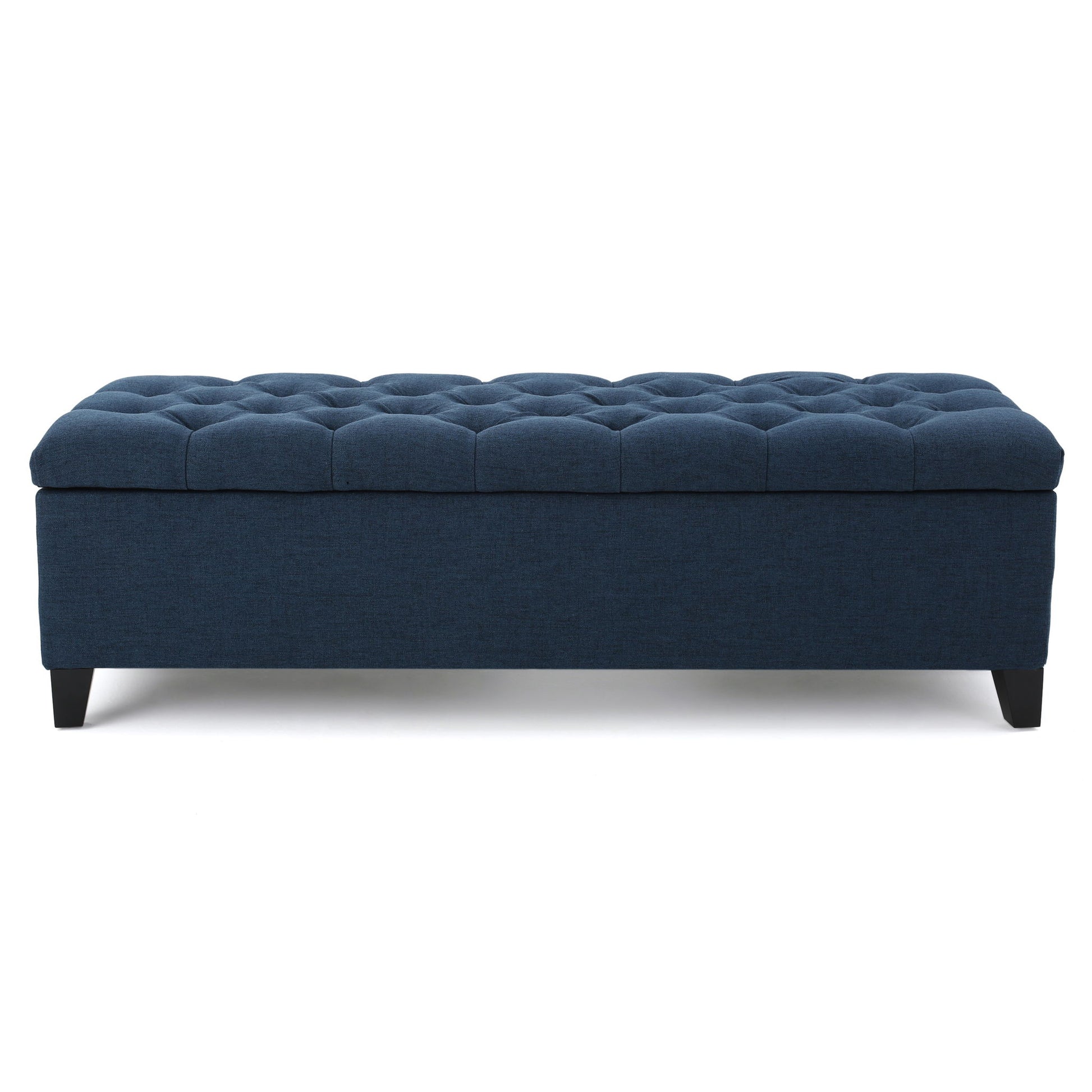 Glouster - Contemporary Storage Ottoman With Button Tufted Design Noble House