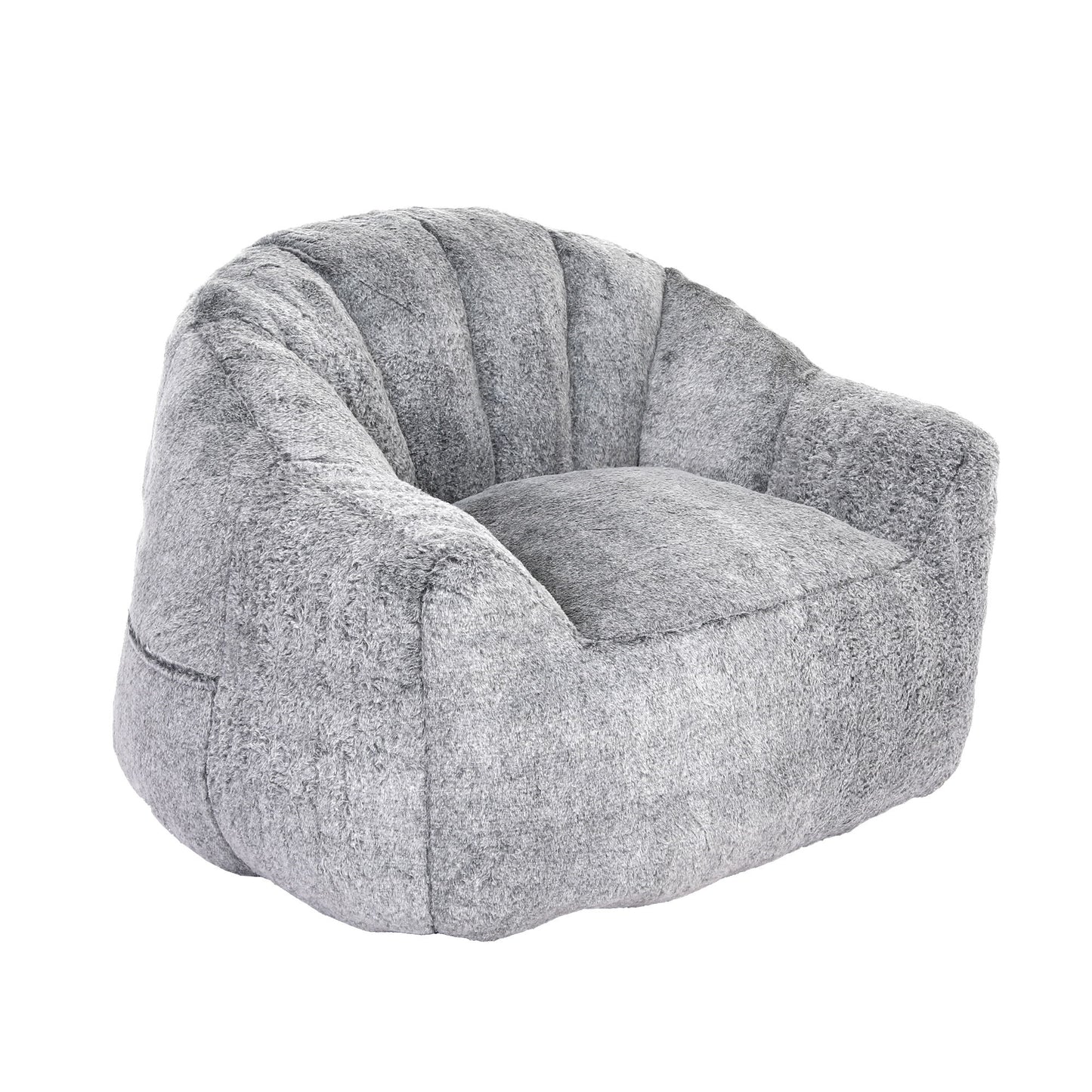 Beanbag Chair, Beanbag Sofa Chair With Armrests Stuffed High Density Foam Home Essentials