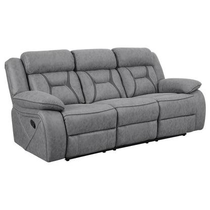 Higgins - Upholstered Motion Reclining Sofa Set CoasterEveryday