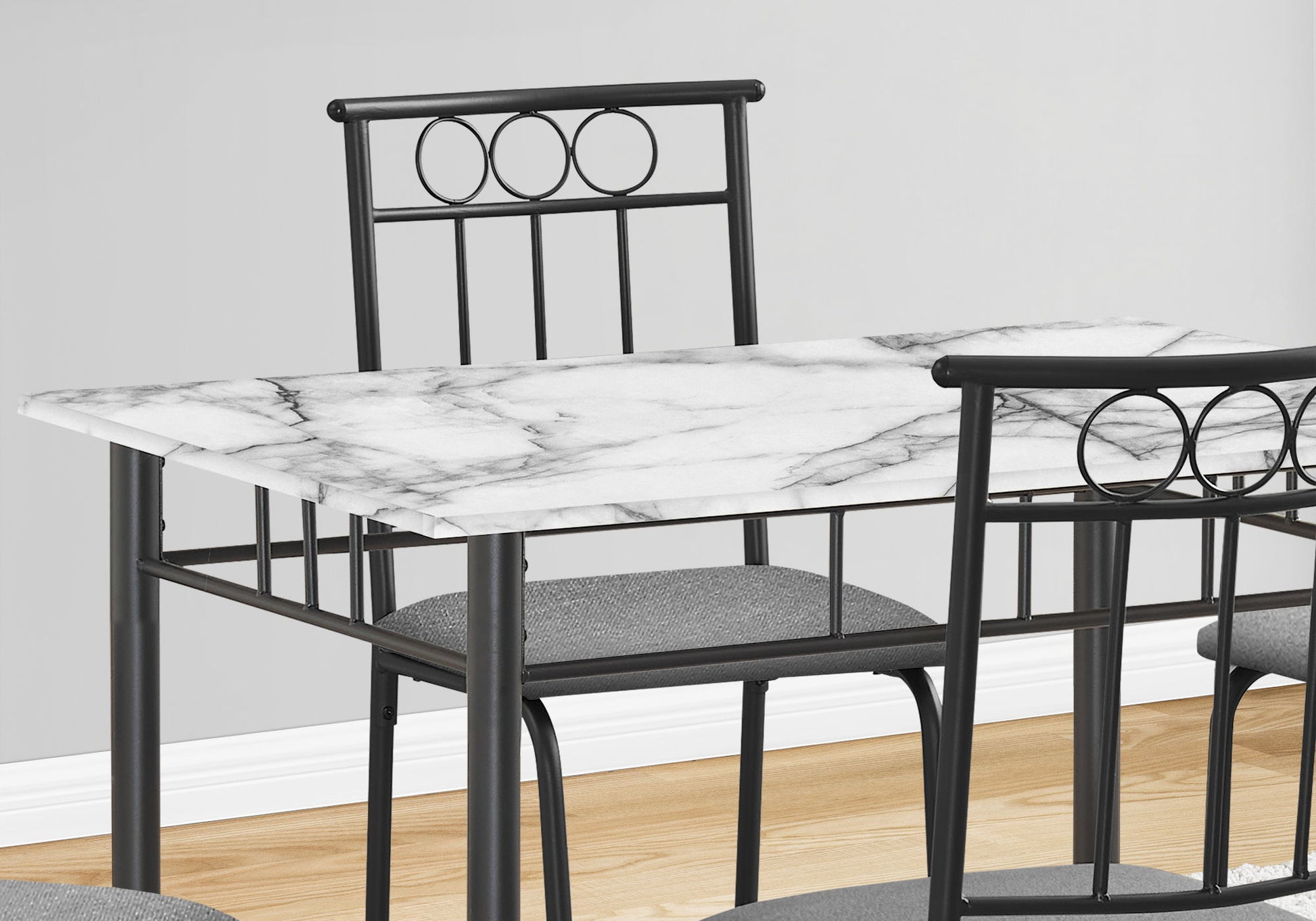 5 Pieces Dining Table Set, Small, Rectangular 8th Street