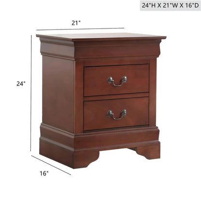 Traditional Style Design Nightstand Glory Furniture