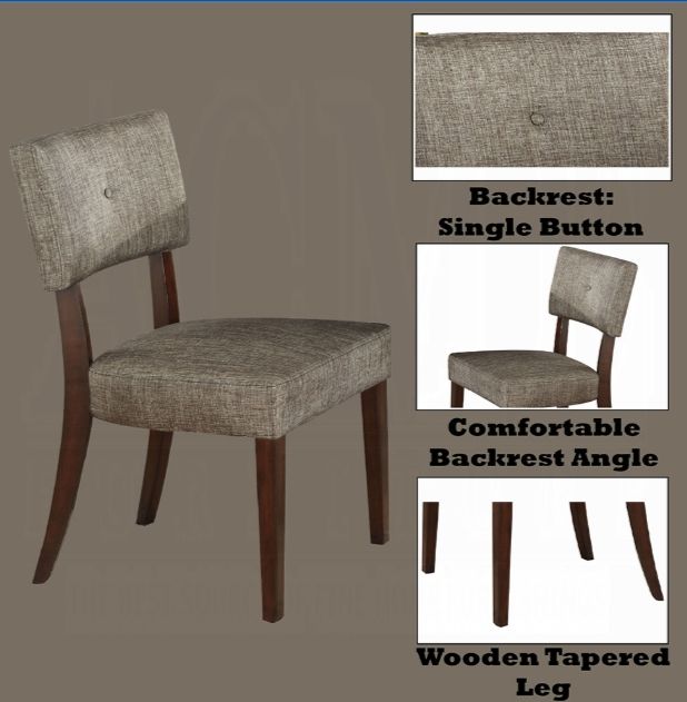 Drake - Side Chair (Set of 2) - Gray Acme