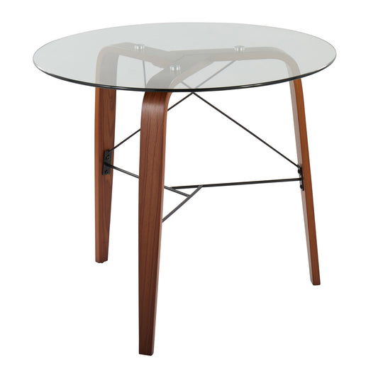 Trilogy - Contemporary Round Dinette Table Lumi Source