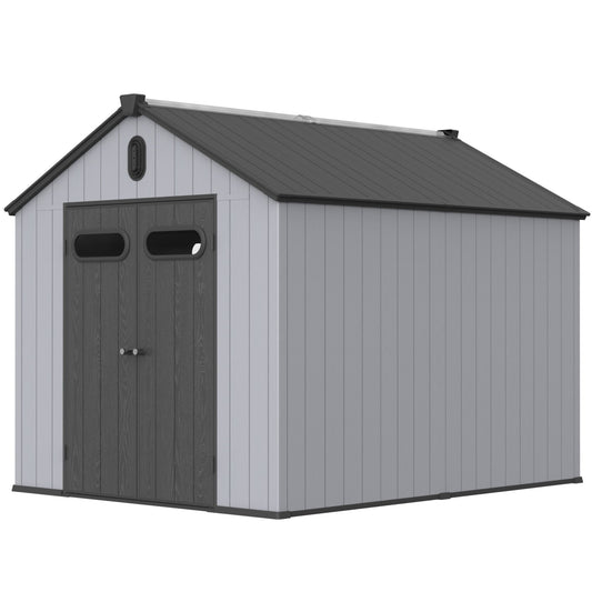 Resin Plastic Storage Shed For Backyard Garden With Spire Tool Storage Daily Nest