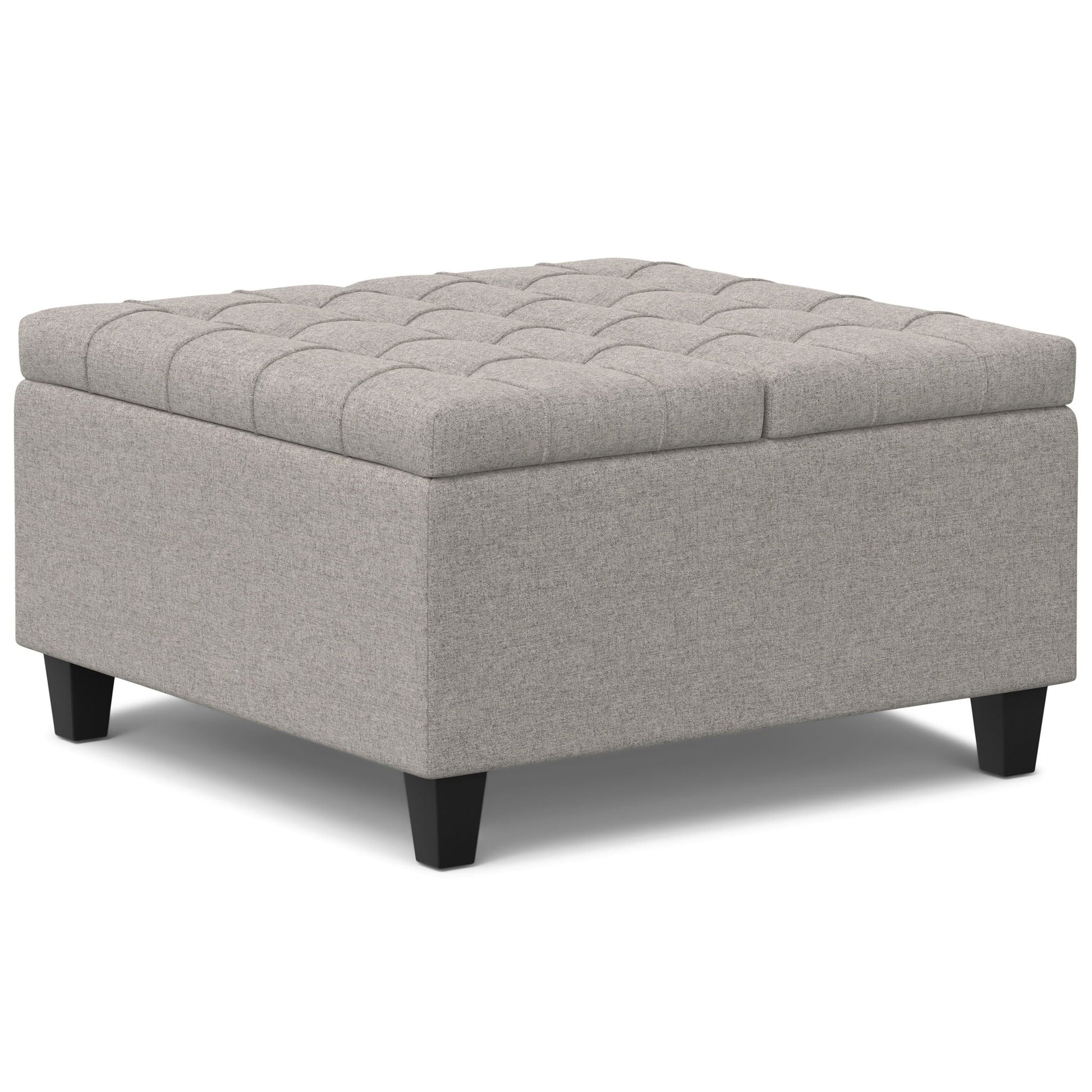 Harrison - Upholstered Coffee Table Storage Ottoman Simpli-Home