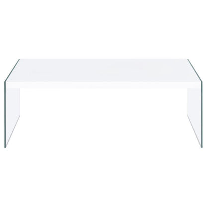 Opal - Rectangular Glass Frame Table Coaster Fine Furniture
