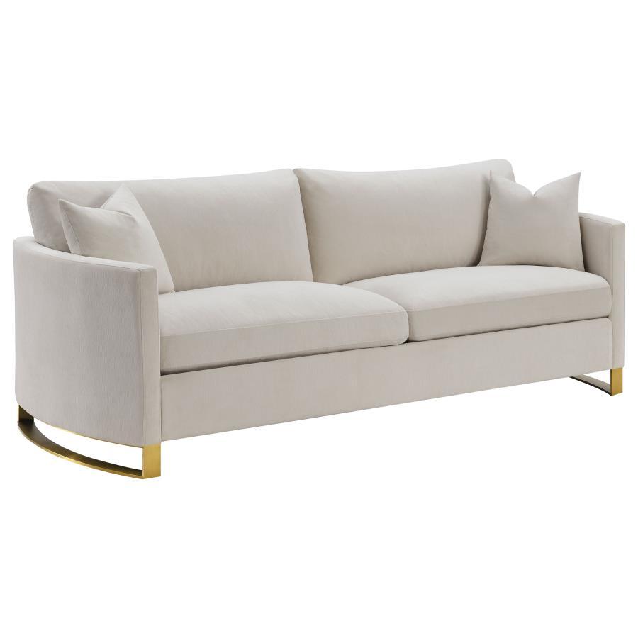 Corliss - Upholstered Arched Arm Sofa Set CoasterElevations