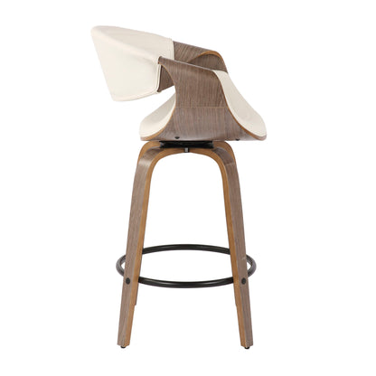 Symphony - Mid Century Modern Counter Stool (Set of 2) Lumi Source