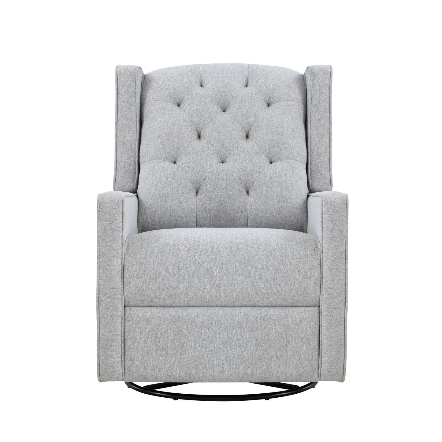 Milah - Gliding Swivel Recliner Tufted Suite Bebe