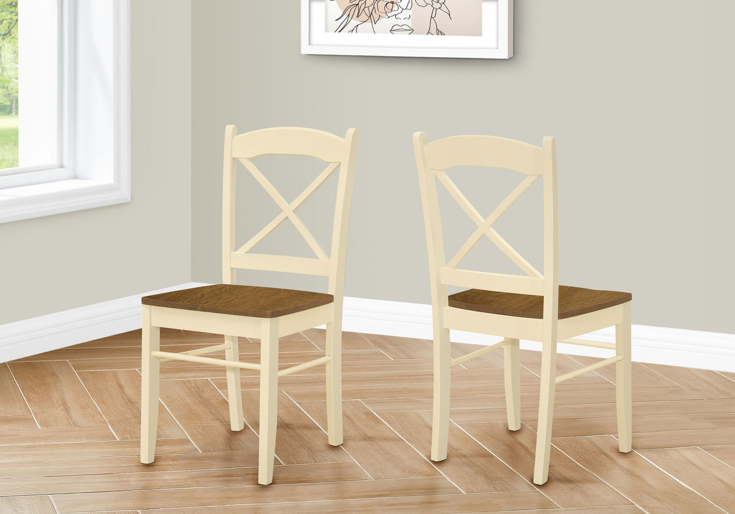 Dining Chair, Side, Dining Room, Transitional (Set of 2) 8th Street