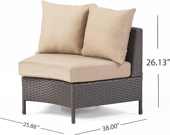 Pt Limon - 5 Pieces Sofa Set - Brown / Beige Noble House