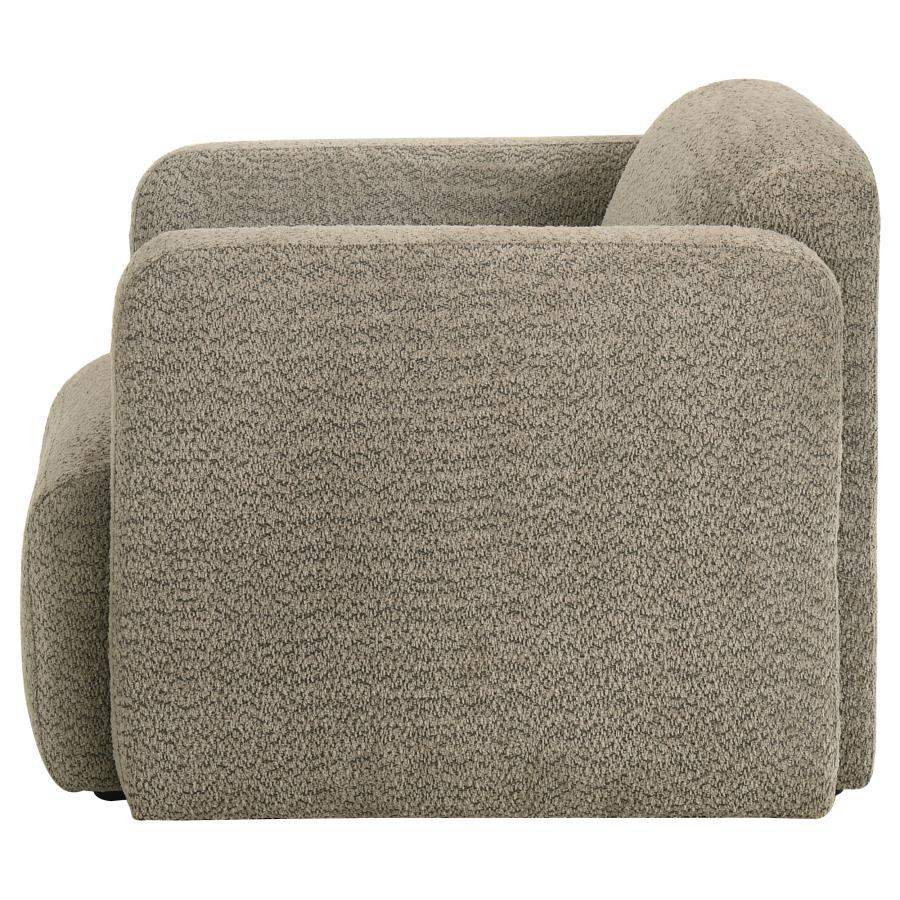 Dorset - Fabric Upholstered Round Track Arm Accent Chair Coaster Fine Furniture