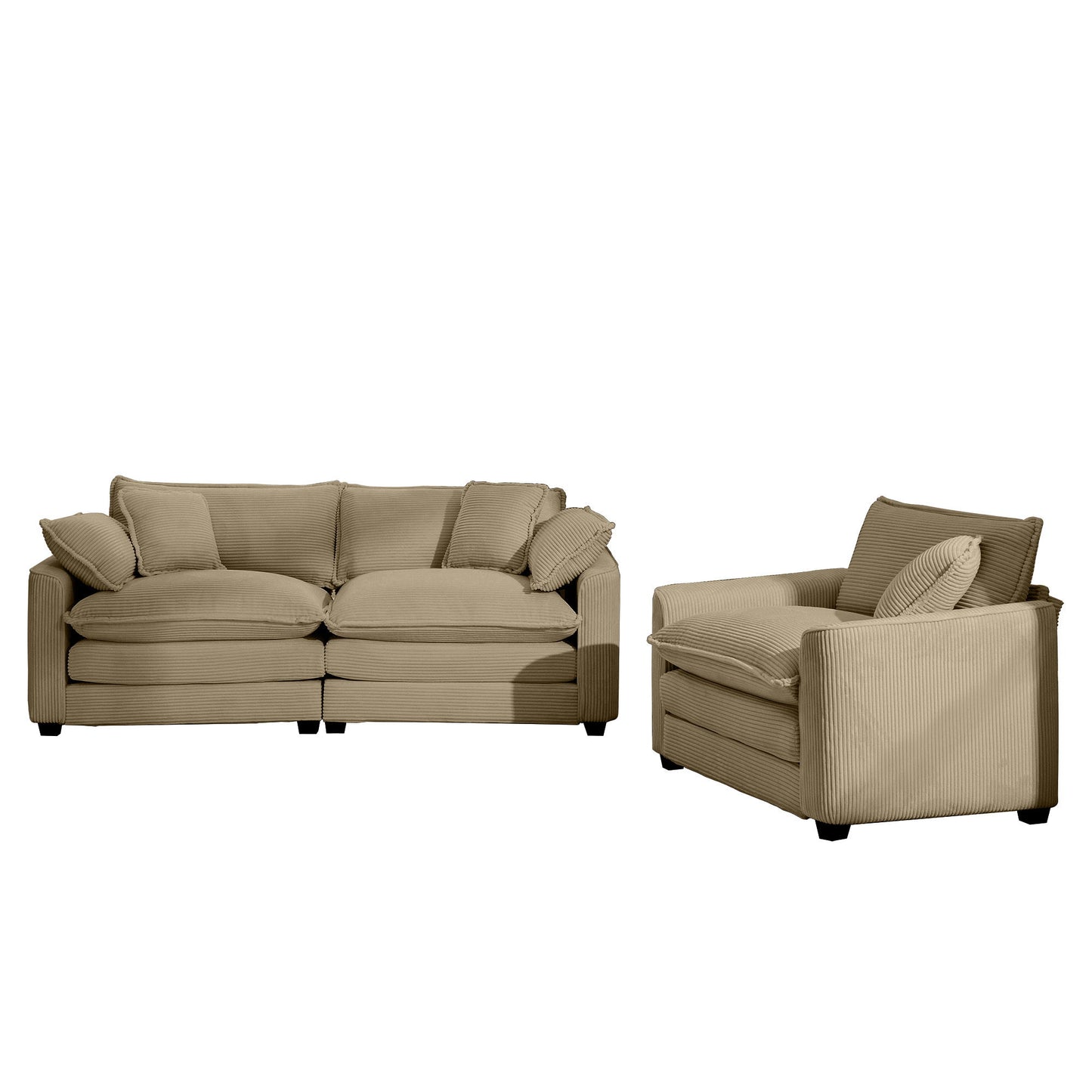 Elegant Oversized Sectional Sofa Set With Deep Seats And Flexible Layout Home Essentials