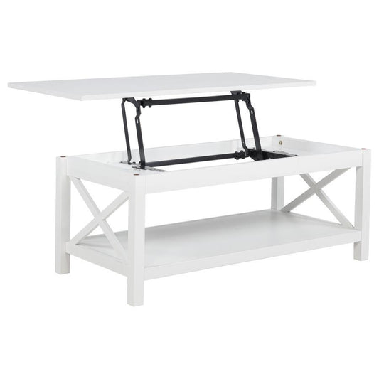 Skyview - 44" Rectangular Lift Top Coffee Table - White Coaster Fine Furniture