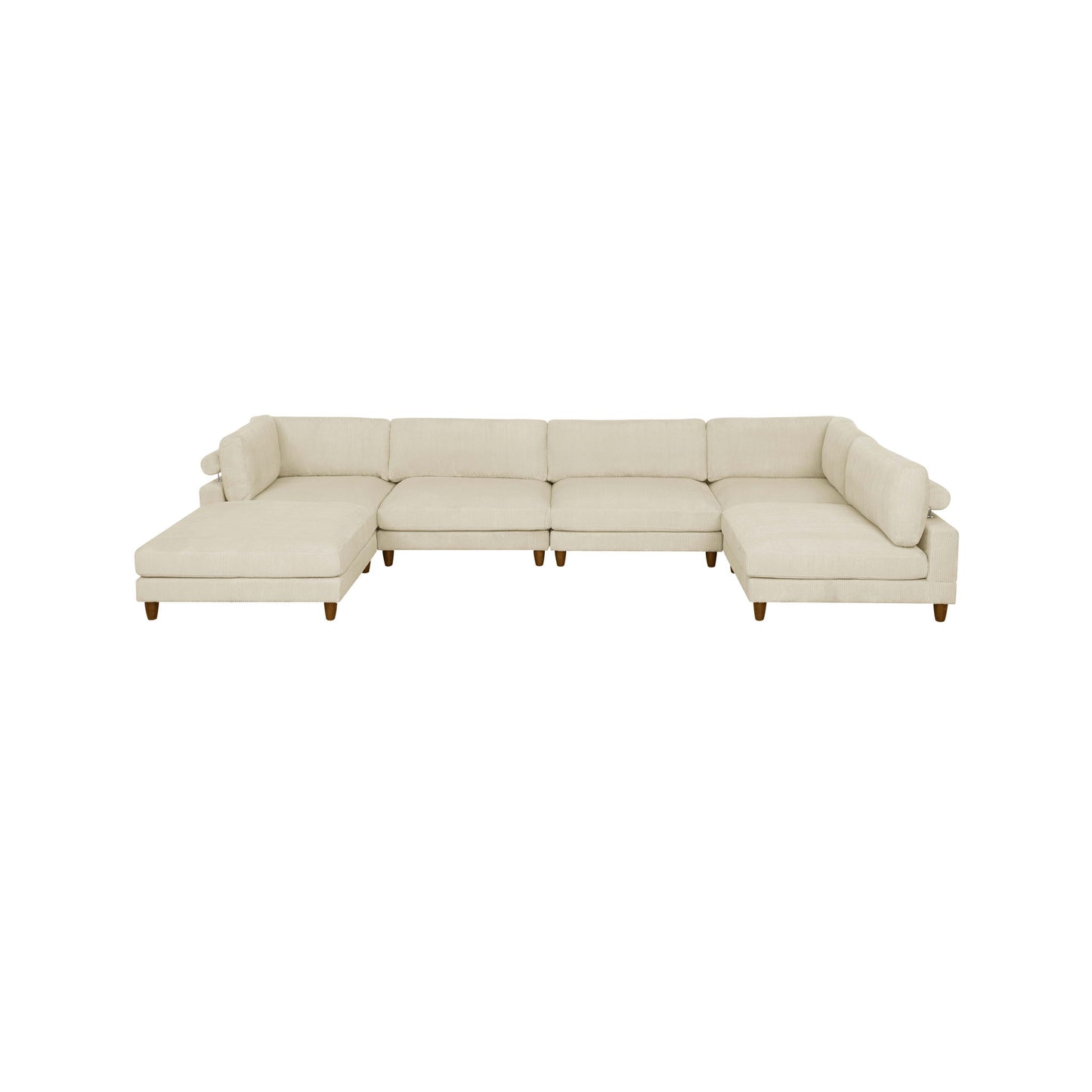 Modern Modular Sectional With Adjustable Back Support Home Essentials