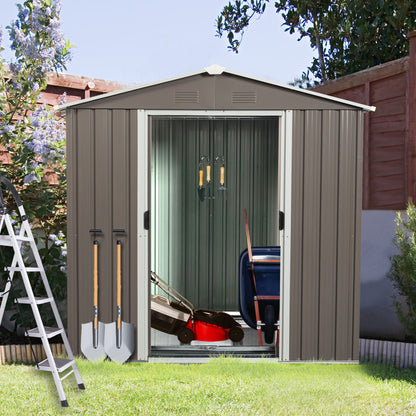 Outdoor Metal Storage Shed Daily Nest