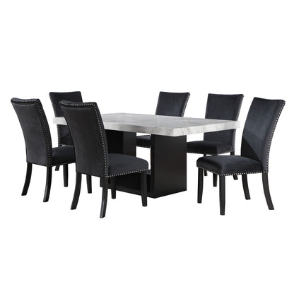 Sheena - 5 Pieces Dining Table Set - Black Global Furniture USA
