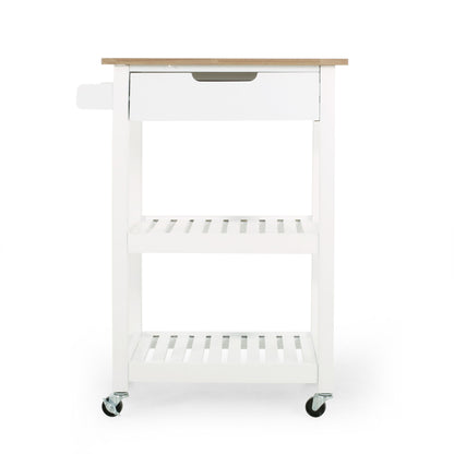 Tattnall - Kitchen Cart With Wheels Noble House