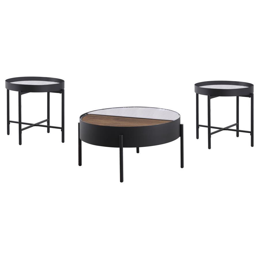 Ozella - Round Coffee Table Set Coaster Fine Furniture