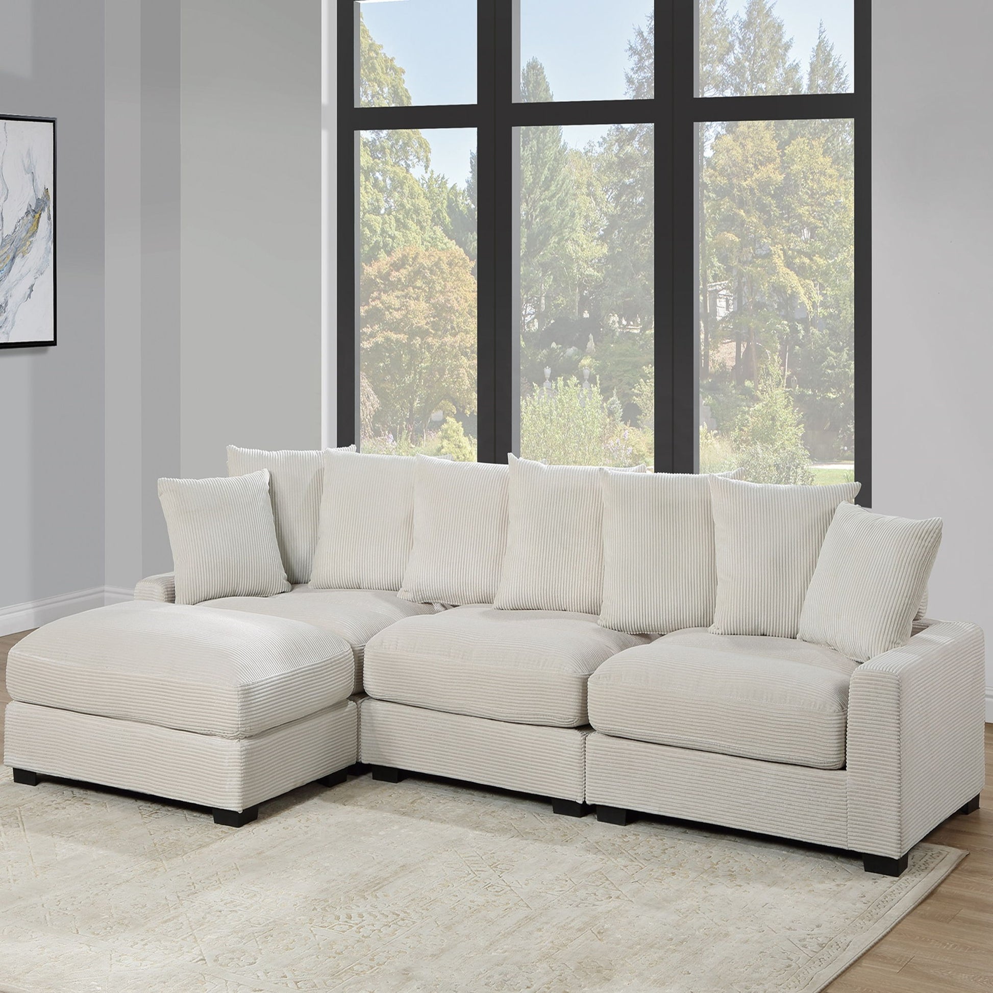 Modular Seating With Pillows Home Essentials