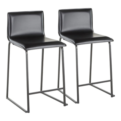 Mara - Upholstered Contemporary Counter Stool (Set of 2) Lumi Source