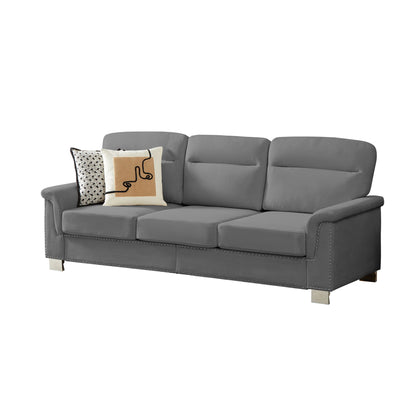 3 Seater Elegant Stationary Sofa Home Essentials