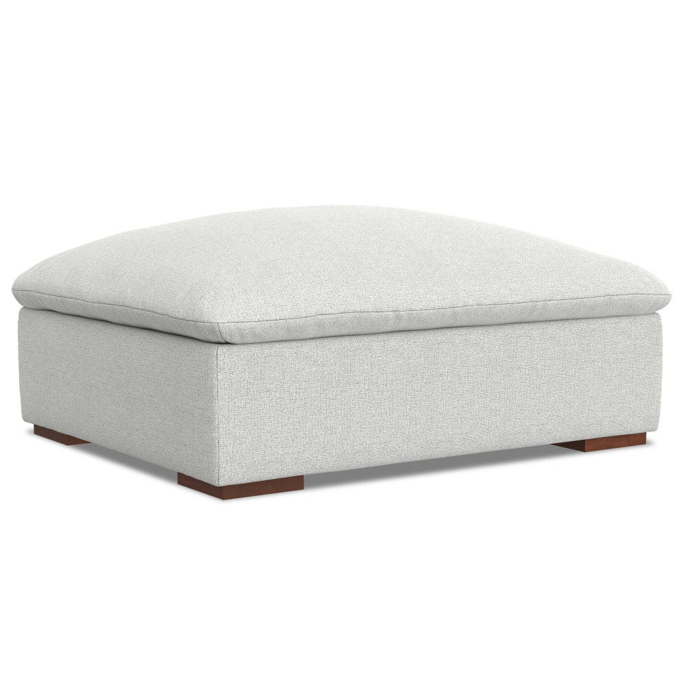 Jasmine - Ottoman - Gray Simpli-Home