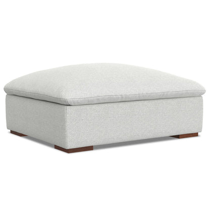 Jasmine - Ottoman - Gray Simpli-Home