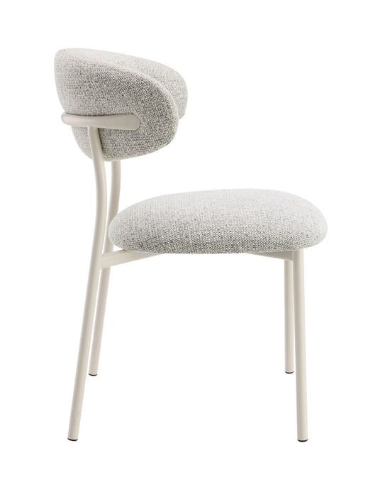 Kalam - Fabric Side Chair (Set of 2) - Light Gray Acme