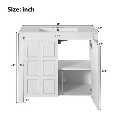 Bathroom Vanity Organizer With Sink, Combo Cabinet Set, Bathroom Storage Cabinet Hearth and Haven