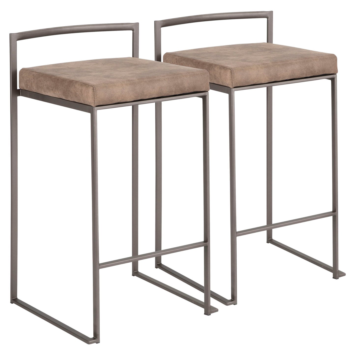 Fuji - Industrial Stackable Counter Stool Elegant Design Lumi Source