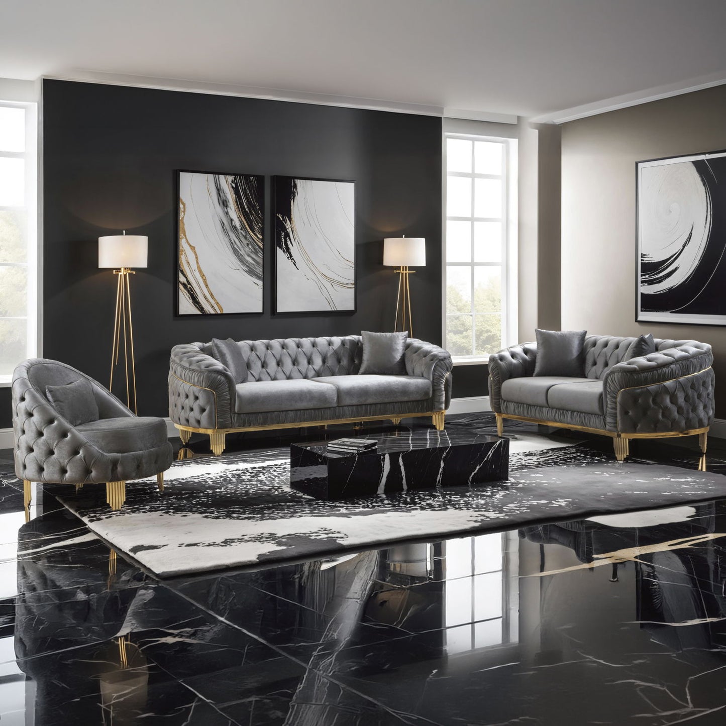 Vanessa - Living Room Set Matrix Furniture Group