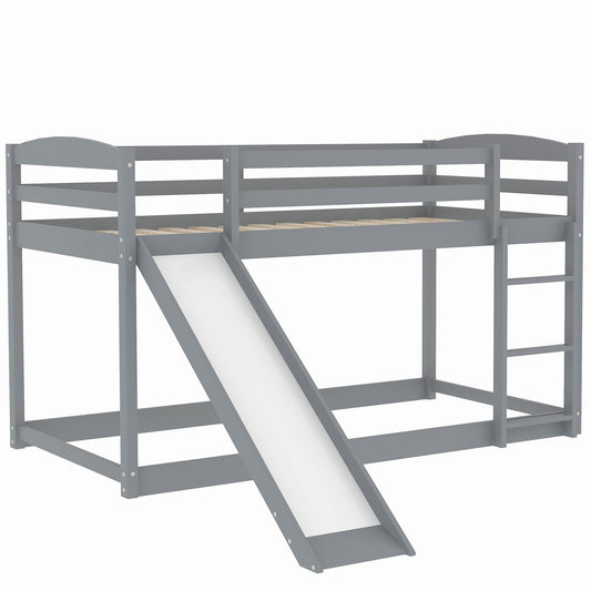 Durable Bunk Bed With Convertible Slide And Ladder Hearth and Haven