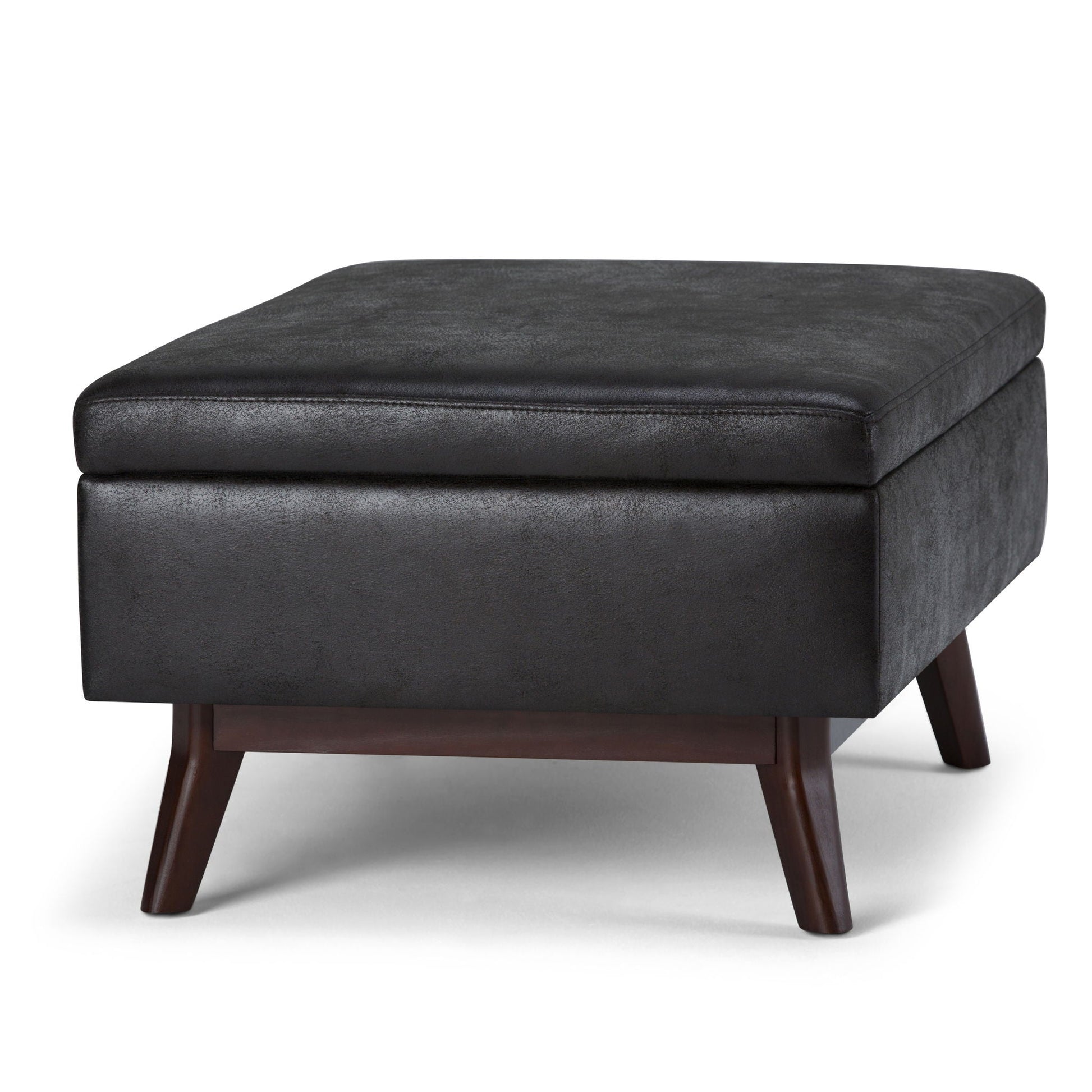 Owen - Upholstered Rectangular Storage Ottoman Simpli-Home