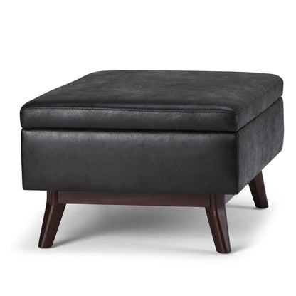 Owen - Upholstered Rectangular Storage Ottoman Simpli-Home