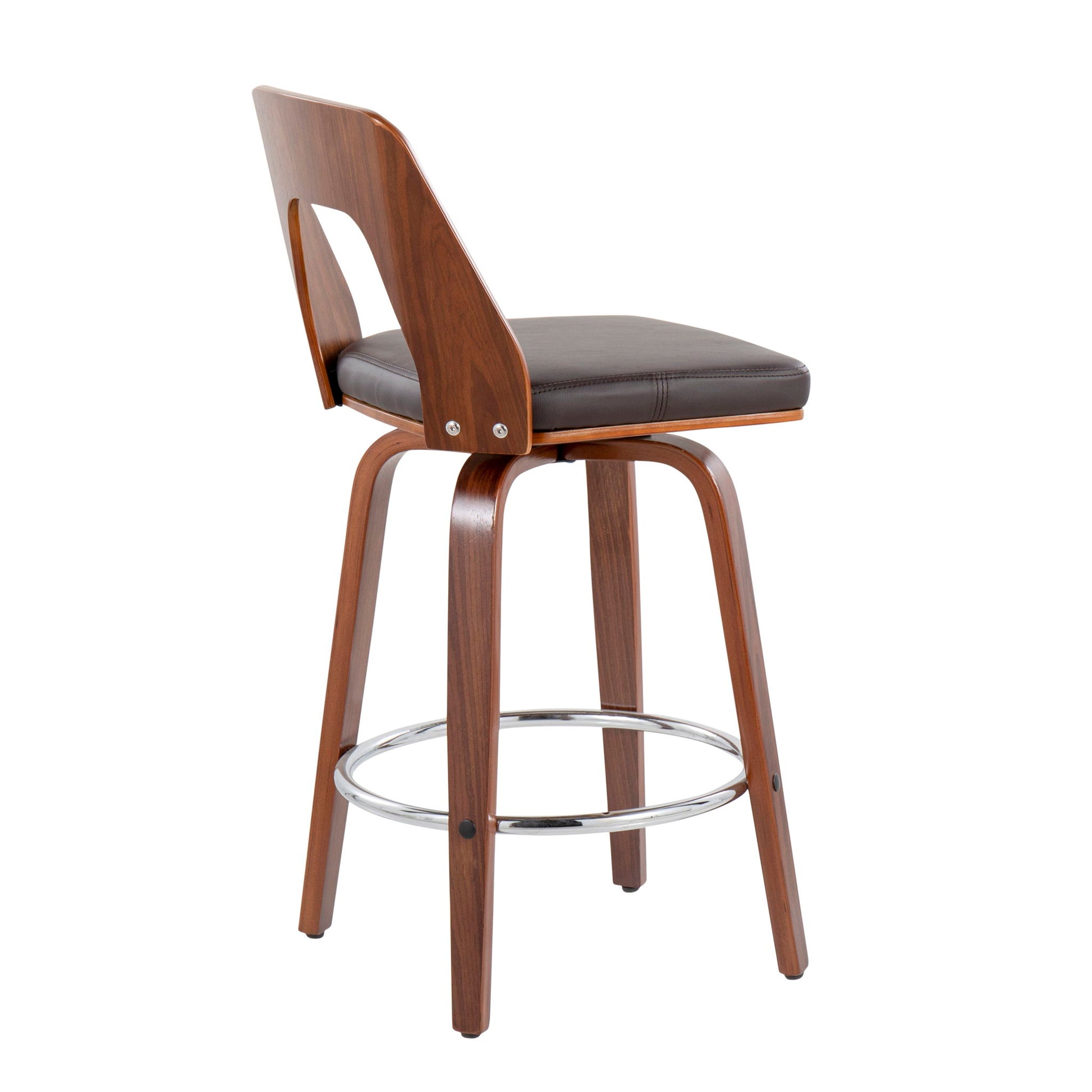 Trilogy - Mid Century Modern Counter Stool (Set of 2) Lumi Source