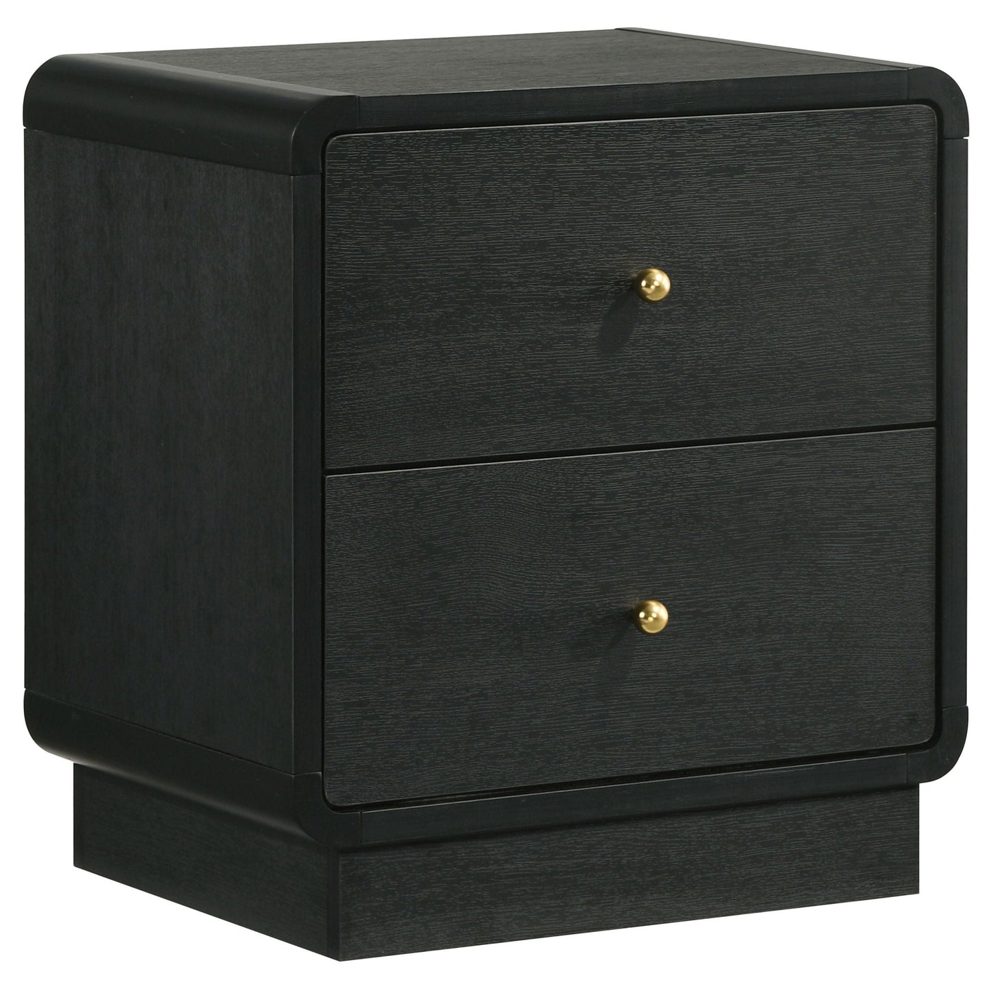 Cavelle - 2-Drawer Nightstand Bedside Table - Black Coaster Fine Furniture