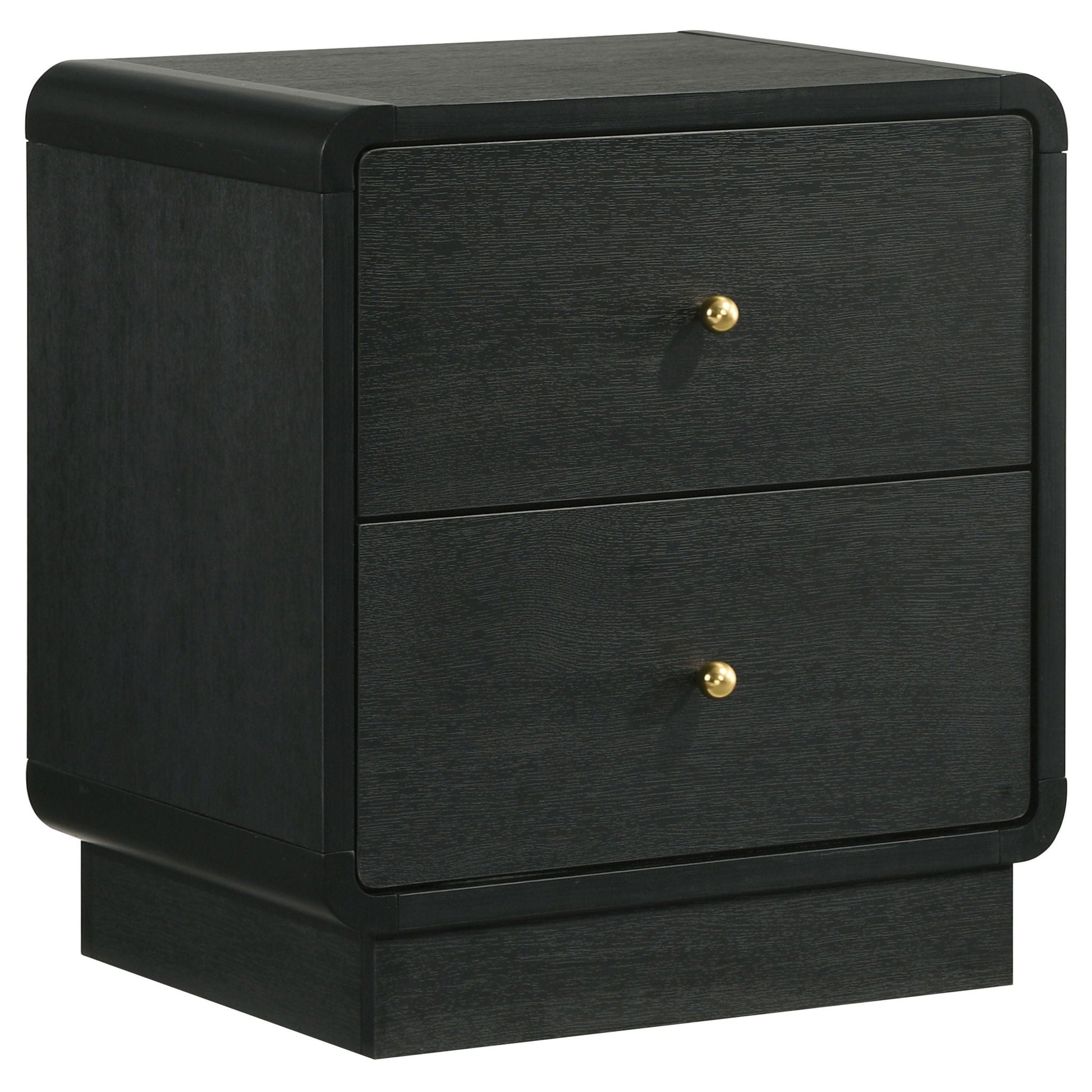 Cavelle - 2-Drawer Nightstand Bedside Table - Black Coaster Fine Furniture