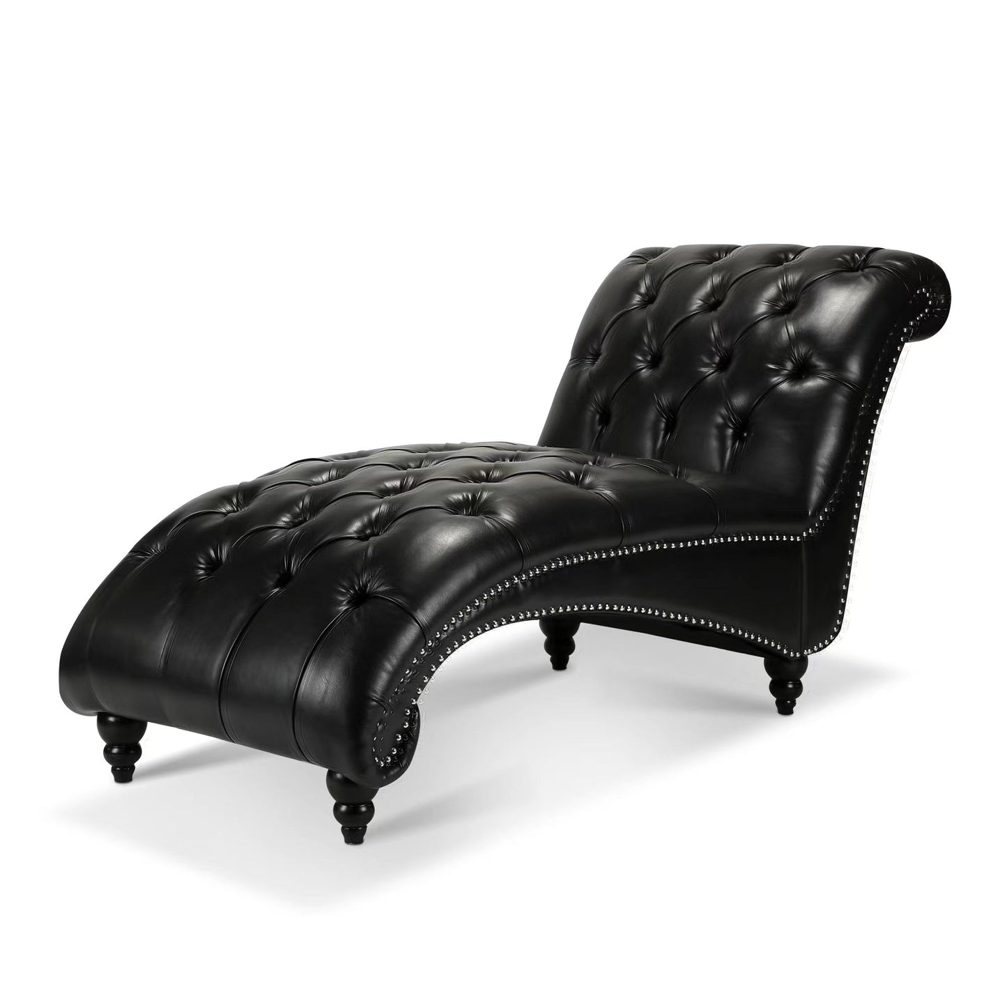 Tufted Armless Chaise Lounge